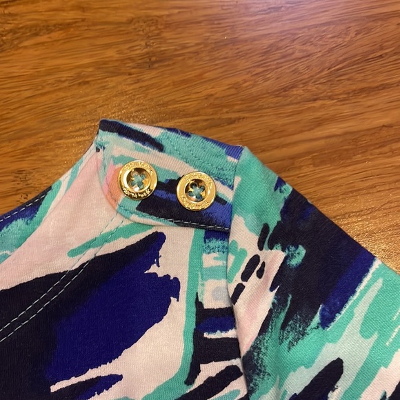 Lilly Pulitzer Mini Sophie Dress size Medium & Large in Multi Pier Pressure EUC - Picture 4 of 7